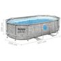 Voir la diapositive 6 : BESTWAY Bestway Ensemble de piscine Power Steel 427x250x100 cm