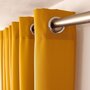 Voir la diapositive 2 : TOILINUX Rideau uni avec oeillets - 140 x 240 cm