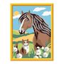 Voir la diapositive 2 : RAVENSBURGER Peinture par numero enfant des 7 ans - CreArt Kids - 13x18 cm - Cheval et soleil