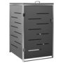 Voir la diapositive 2 : VIDAXL Abri pour poubelle 69x77,5x112,5 cm Inox