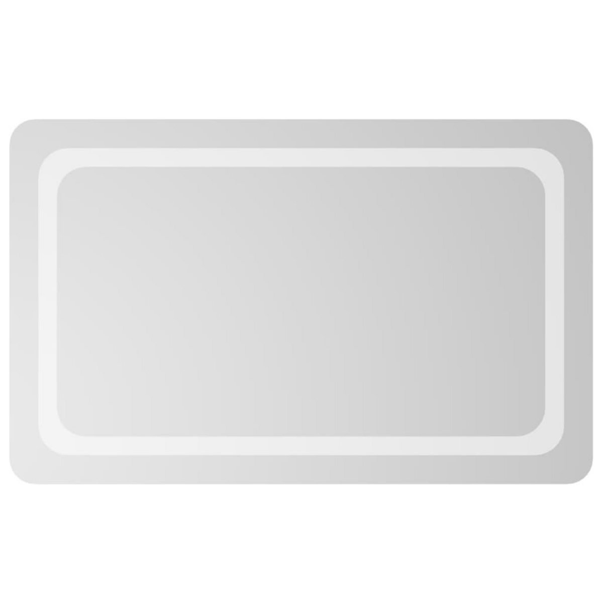 VIDAXL Miroir de salle de bain a LED 50x80 cm