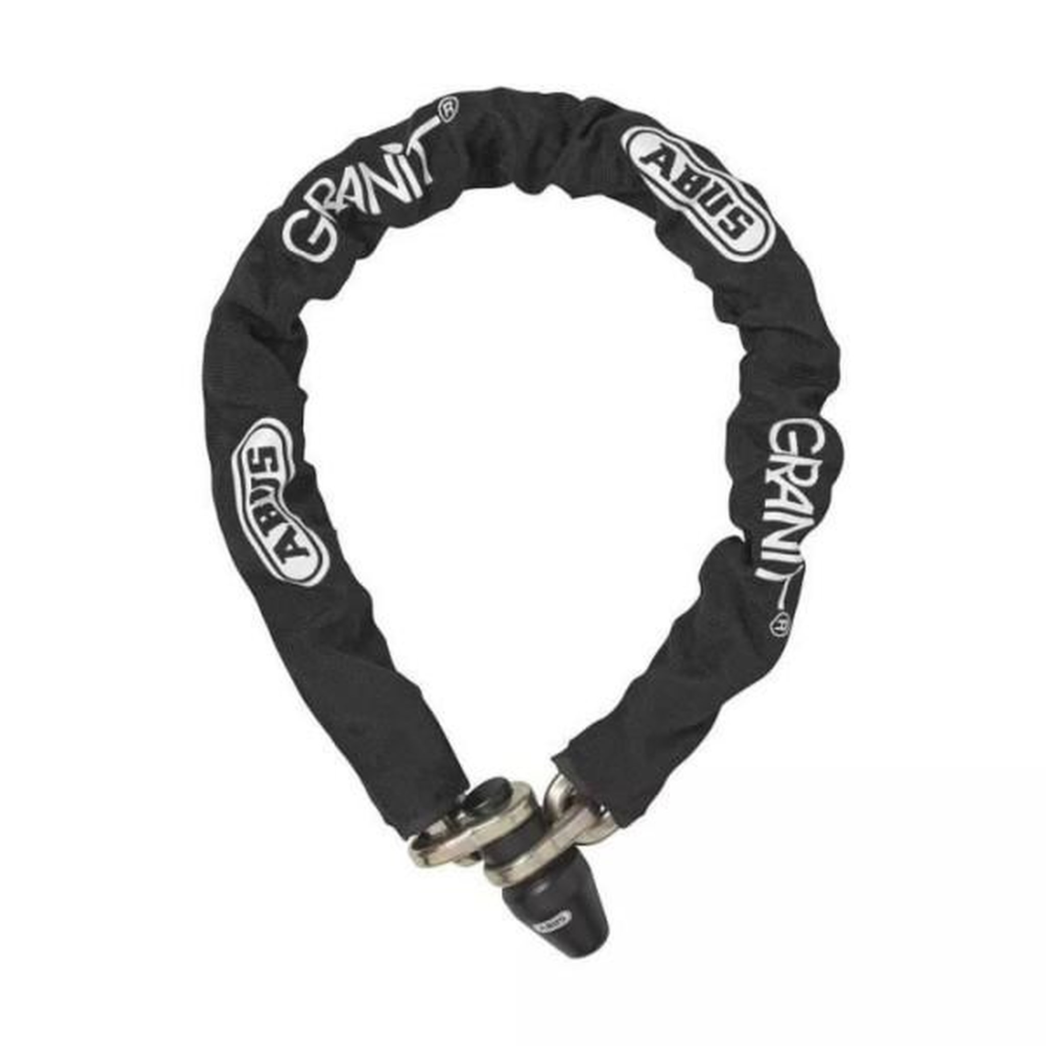 ABUS Antivol de chaîne monobloc - ABUS - 1480/120 - Maillons 14 mm - Gainage tissu - Cylindre XPlus