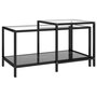 Voir la diapositive 2 : VIDAXL Tables a the 2 pcs Verre trempe Noir