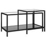 Voir la diapositive 2 : VIDAXL Tables a the 2 pcs Verre trempe Noir