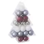FEERIC LIGHT & CHRISTMAS Kit Décoration pour sapin de Noël - 34 Pièces - Or, blanc et argent