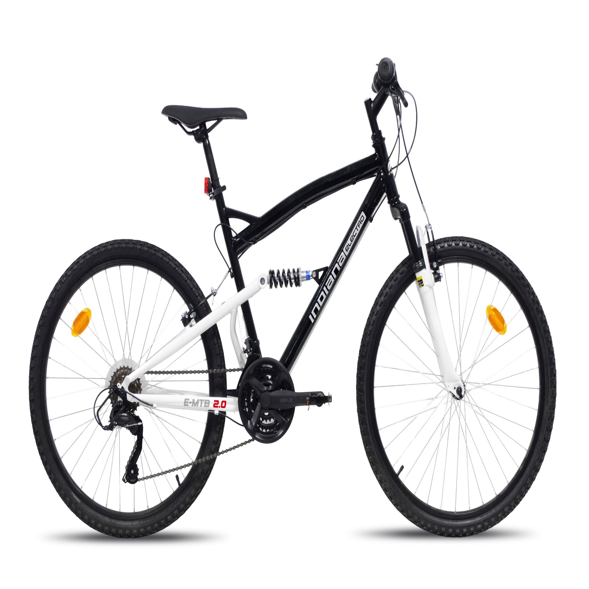FREERIDER VTT 26'' - Vélo Tout Suspendu - 18 Vitesses - Poignées tournantes - Freins V-Brake en acier - Jantes Aluminium.