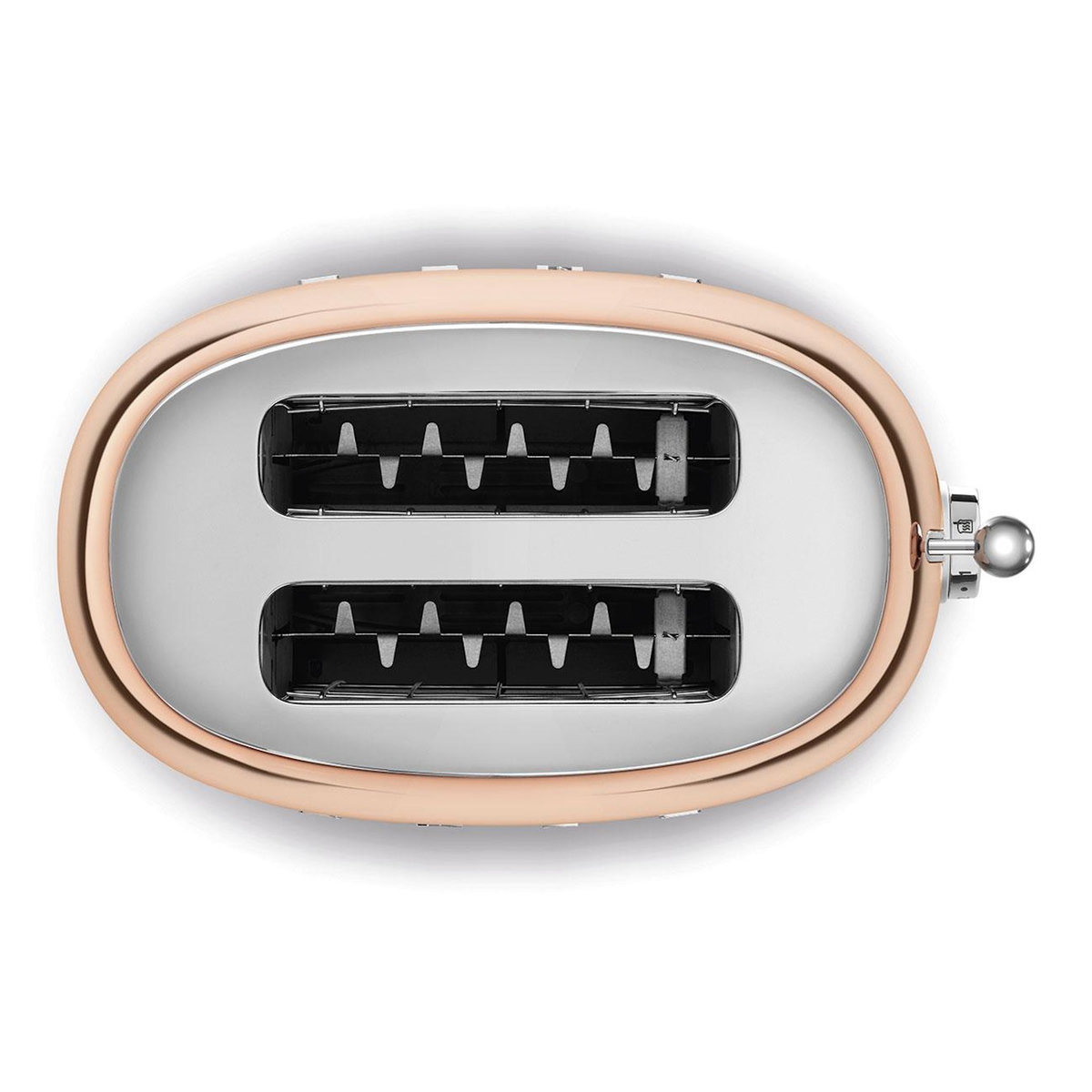 SMEG Grille-pains 2 fentes 950w rose gold - tsf01rgeu