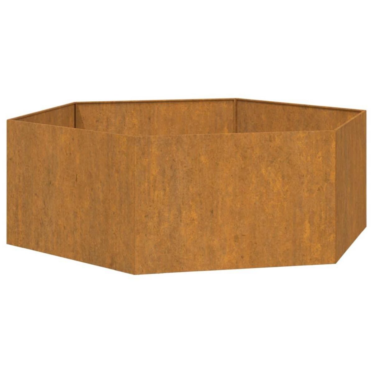 VIDAXL Jardiniere Rouille 138x120x45 cm Acier corten