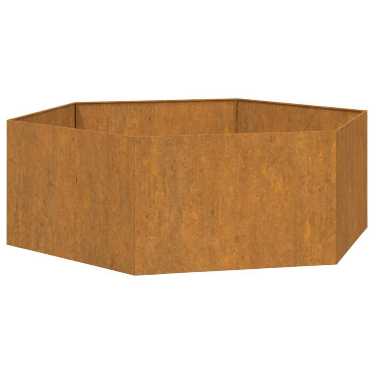VIDAXL Jardiniere Rouille 138x120x45 cm Acier corten