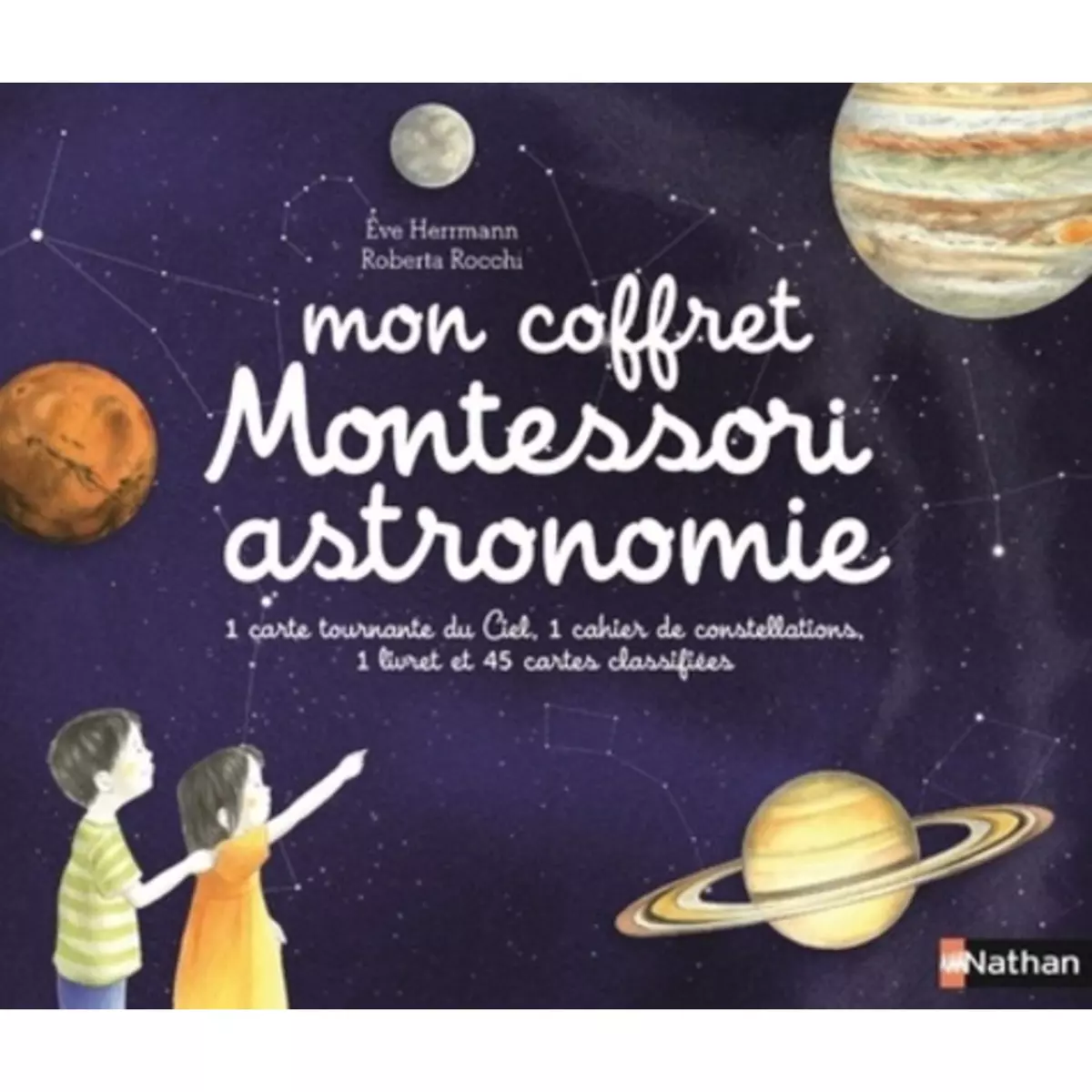  ASTRONOMIE. AVEC 1 CARTE TOURNANTE DU CIEL, 1 CARNET DE CONSTELLATIONS, Herrmann Eve