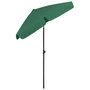 Voir la diapositive 4 : VIDAXL Parasol de plage vert 180x120 cm