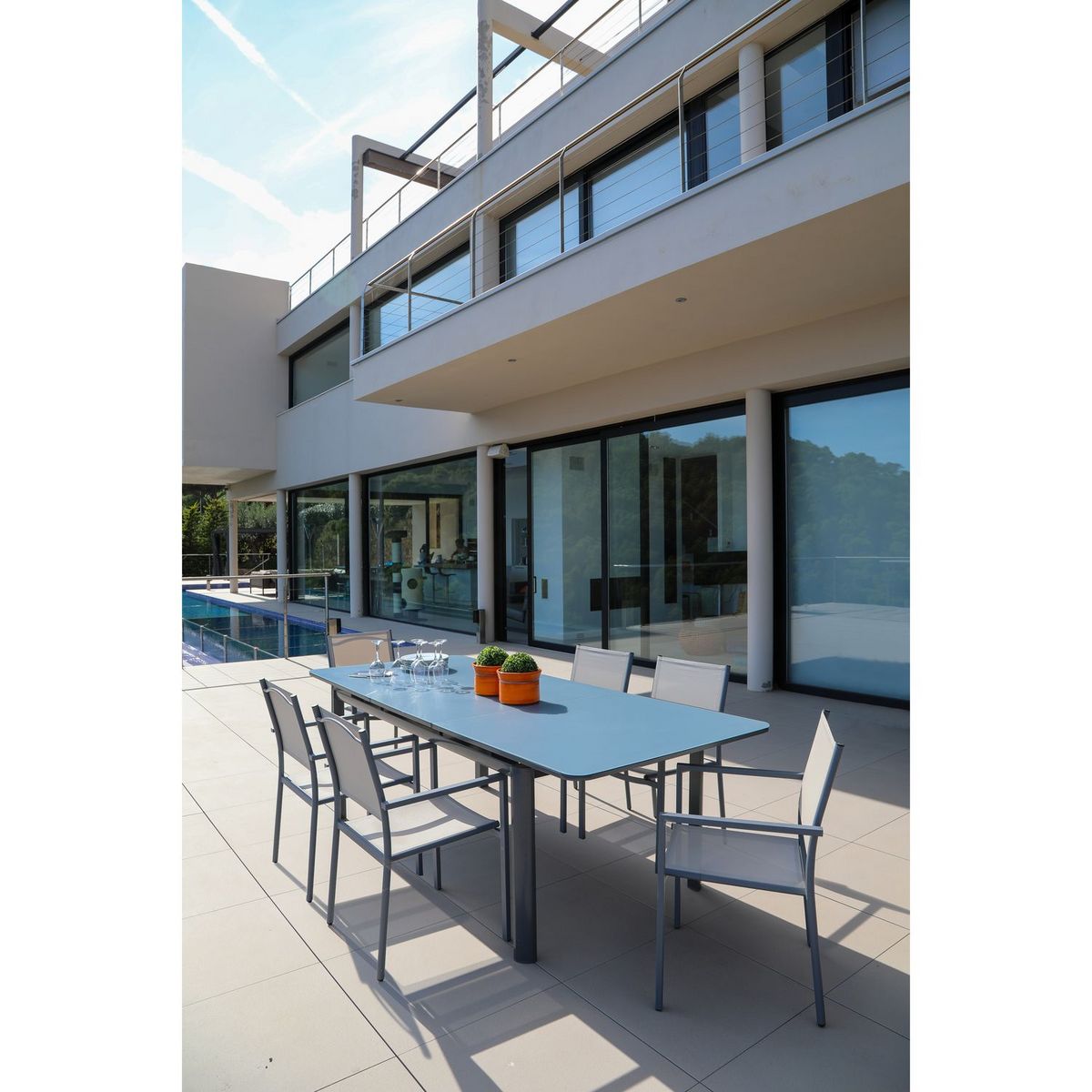 Salon repas de jardin 6 personnes FIGUE