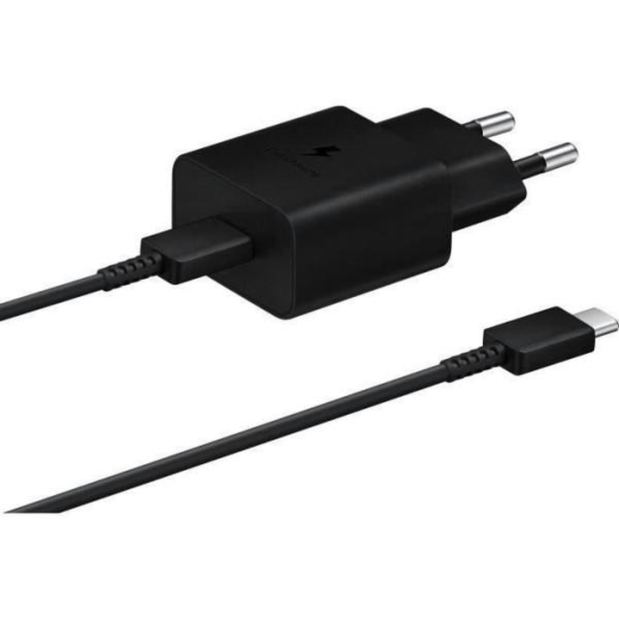 Samsung Chargeur Secteur USB C 15W + câble USB C - SAMSUNG - Noir