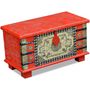 Voir la diapositive 2 : VIDAXL Coffre de rangement Bois de manguier rouge 80 x 40 x 45 cm