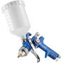 Voir la diapositive 3 : tectake Lot de 2 pistolets à peinture hvlp avec buse de 1,0/1,7mm bleu