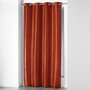Voir la diapositive 1 : Paris Prix Rideau à Œillets  Shantung Steel  140x240cm Terracotta
