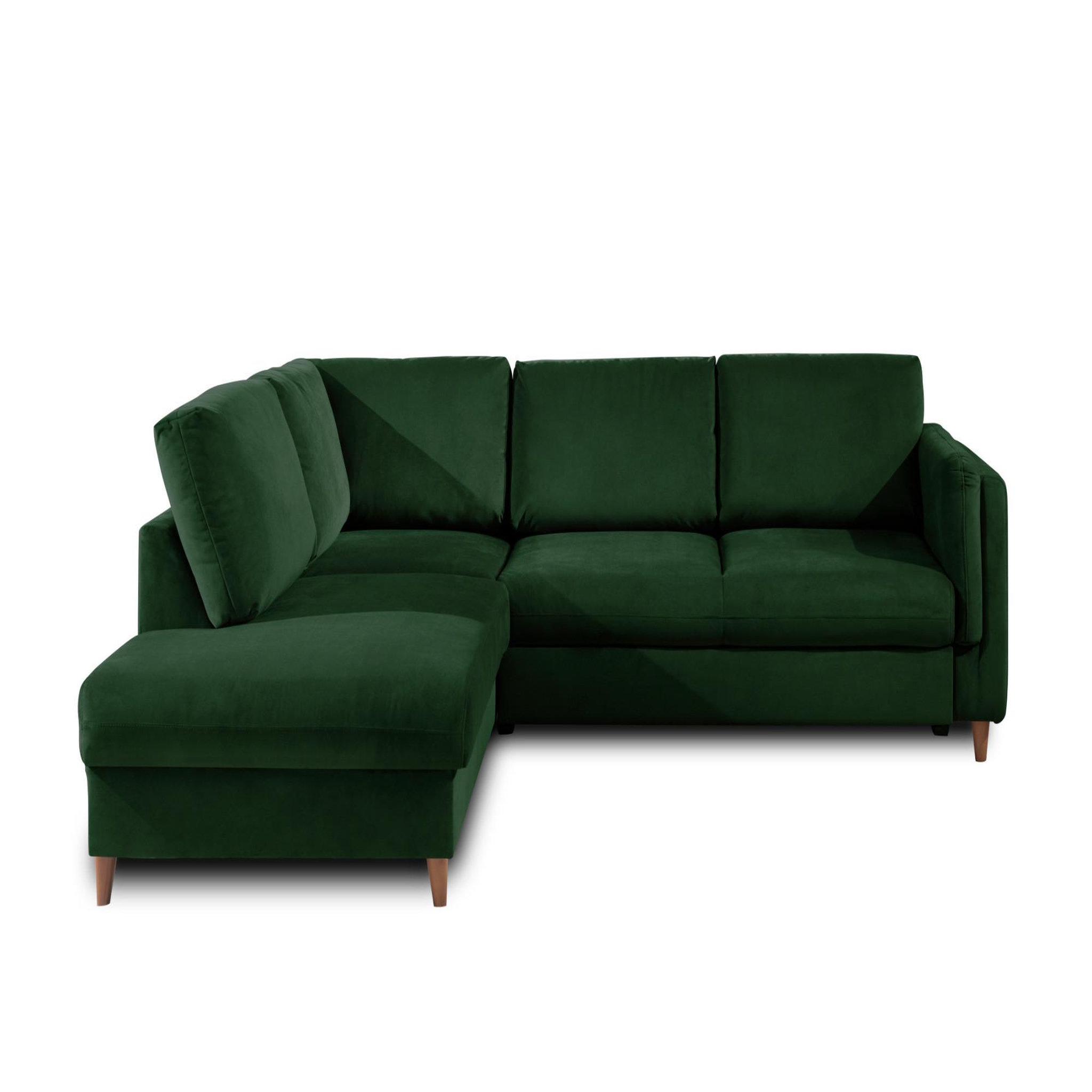 Voir la diapositive 6 : LISA DESIGN Brooke - canapé d'angle gauche - convertible - 5 places - en velours