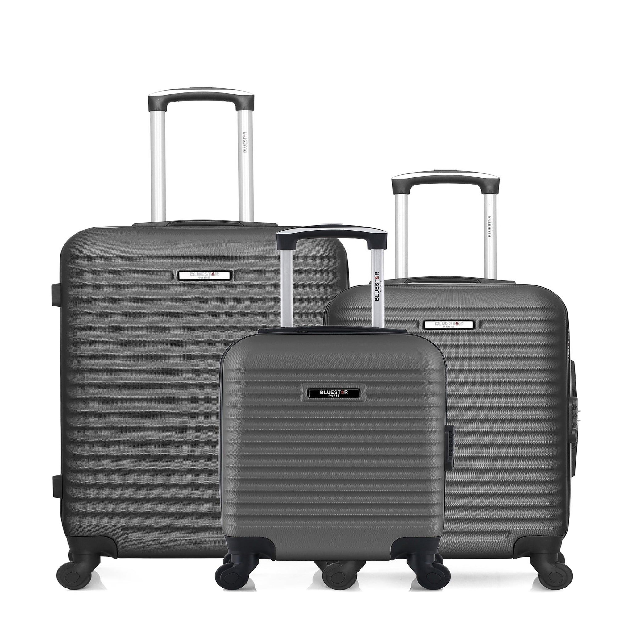 BLUESTAR Lot de 3 - valises weekend, cabine et cabine xxs brazilia