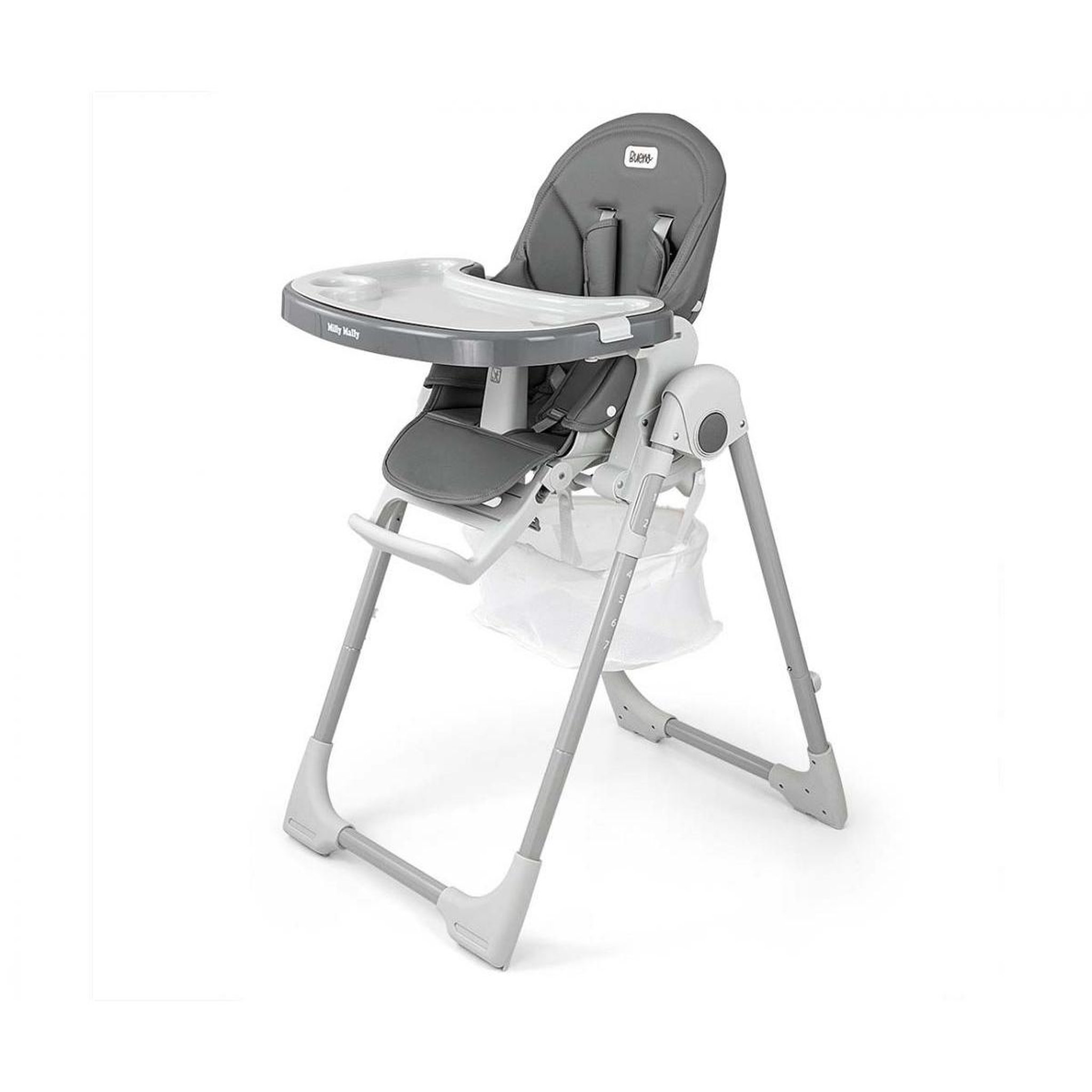 Voir la diapositive 1 : MILLY MALLY Chaise haute Bueno - gris