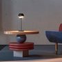 Voir la diapositive 2 : Lumisky Lampe de table design STONE Noir Aluminium H33cm