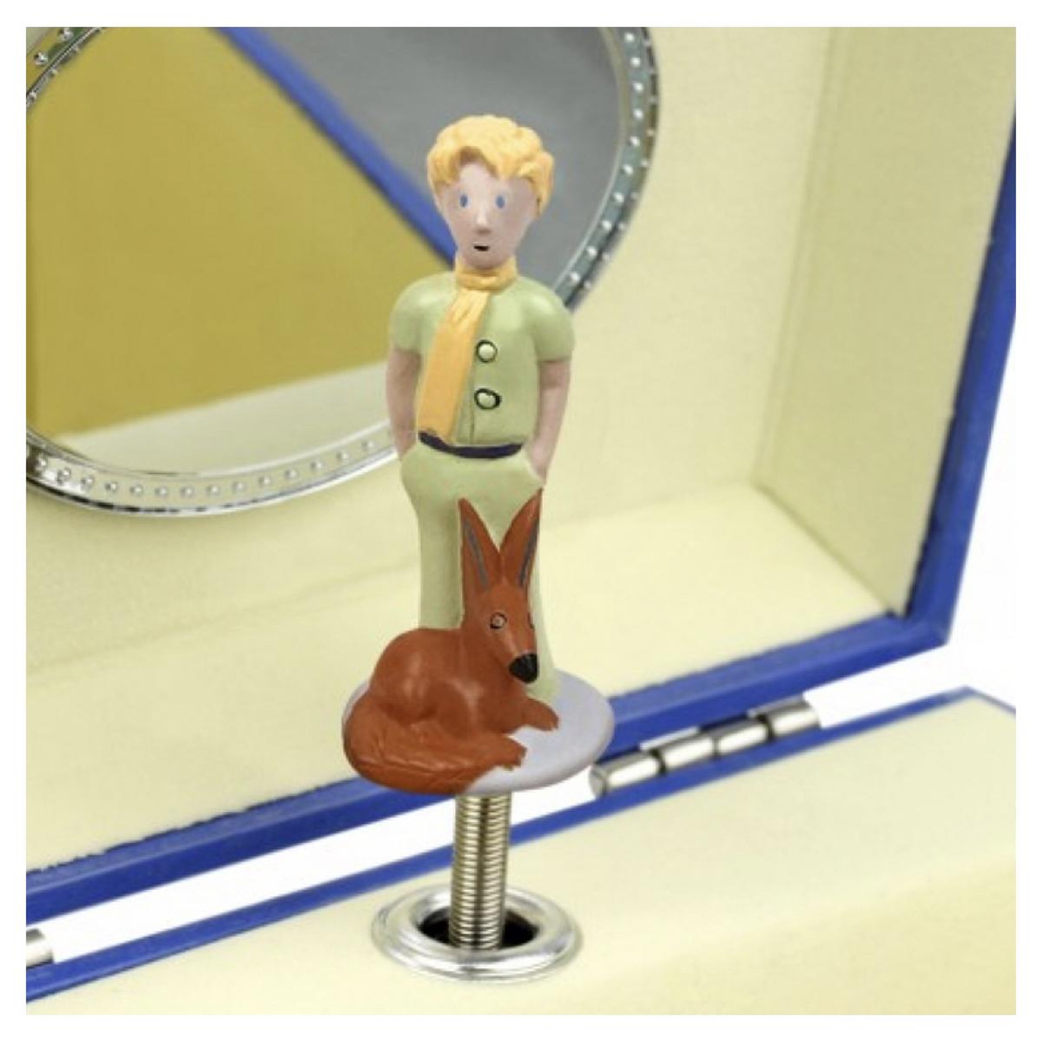 Voir la diapositive 2 : Trousselier Tirelire a Musique Le Petit Prince Etoiles - Bleu - Figurine Petit Prince