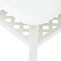 Voir la diapositive 5 : VIDAXL Table basse Blanc 90x60x46 cm Plastique
