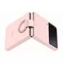 Samsung Coque Z Flip 4 Silicone anneau rose