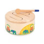 Voir la diapositive 2 : Juratoys-Janod Gioia Drum - Tambour en bois a partir de 18 mois
