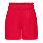 JACQUELINE DE YONG Short Rouge Femme JDY Paperbag. Coloris disponibles : Rouge