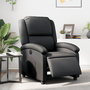 Voir la diapositive 1 : VIDAXL Fauteuil inclinable electrique noir cuir veritable
