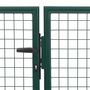 Voir la diapositive 3 : VIDAXL Portillon Acier 350x75 cm Vert