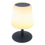Voir la diapositive 1 : Lumisky Lampe de table solaire STANDY TINY Blanc Acier H25cm