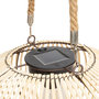 Voir la diapositive 5 : SWEEEK Lampe extérieur solaire LED à suspendre ou à poser Lilou rotin naturel Ø 31.5cm
