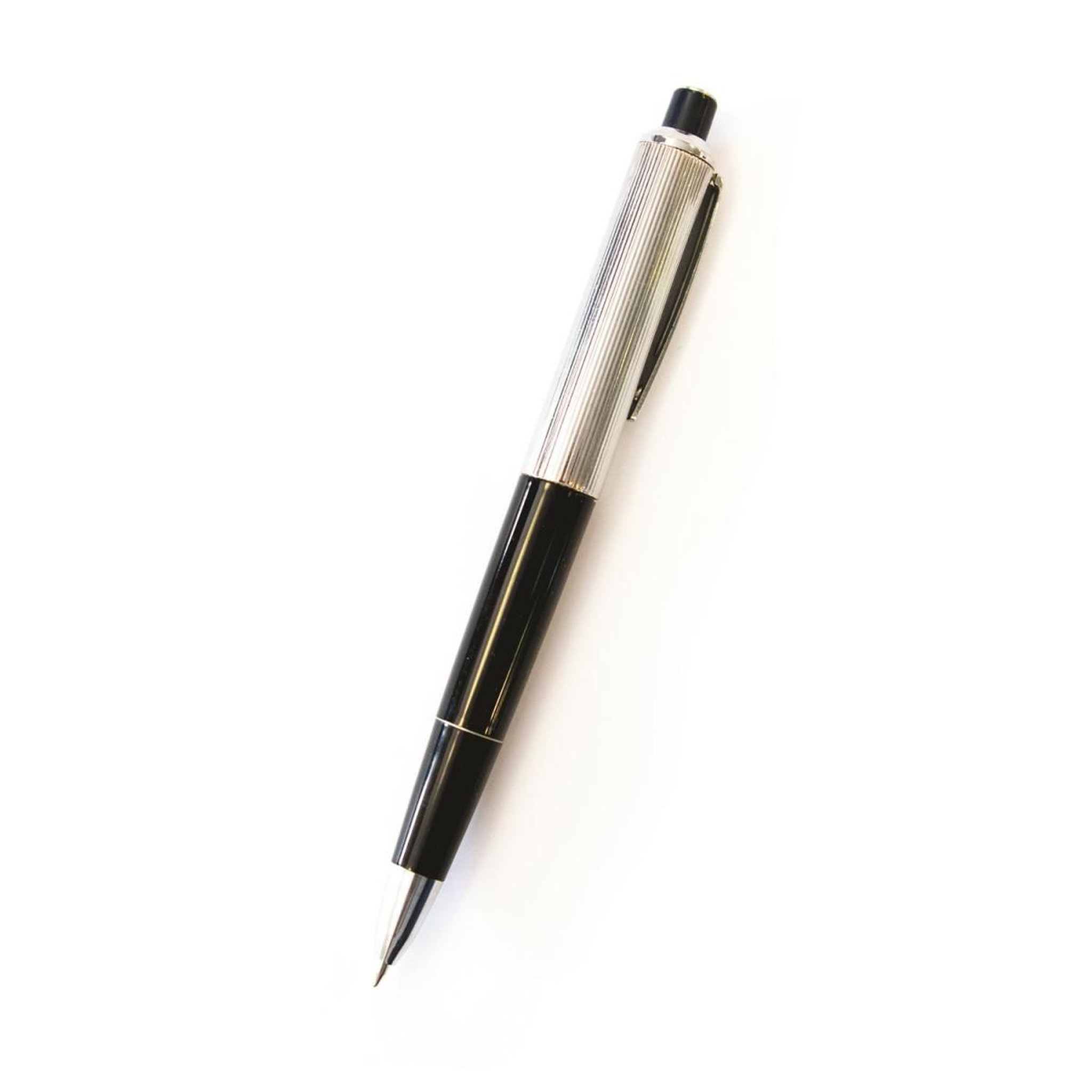 MISTER GADGET Stylo  choc électrique  14cm noir & argent