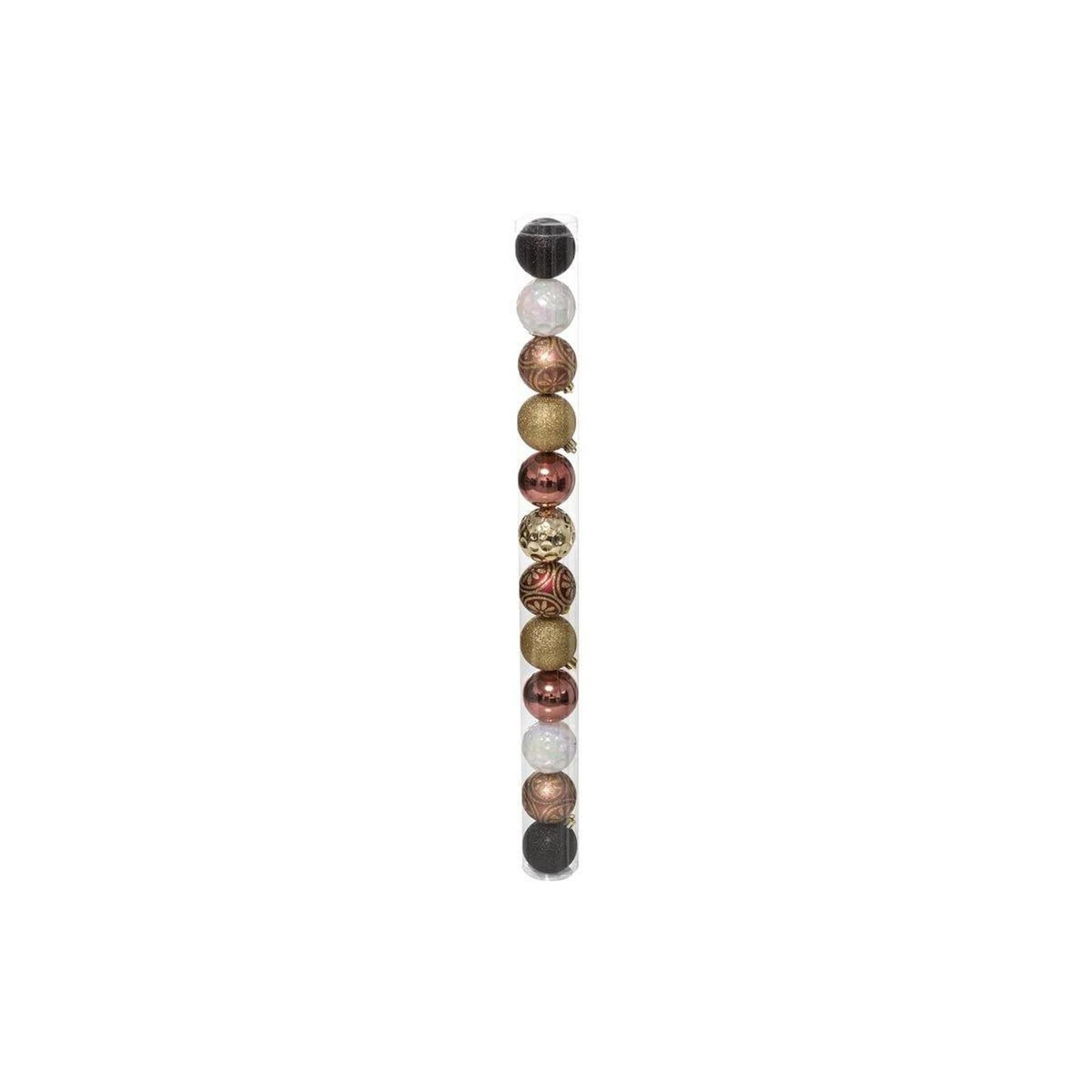 FEERIC LIGHT & CHRISTMAS Lot de 12 Boules de Noël  Grand Hôtel  6cm Multicolore