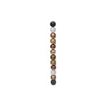 FEERIC LIGHT & CHRISTMAS Lot de 12 Boules de Noël  Grand Hôtel  6cm Multicolore