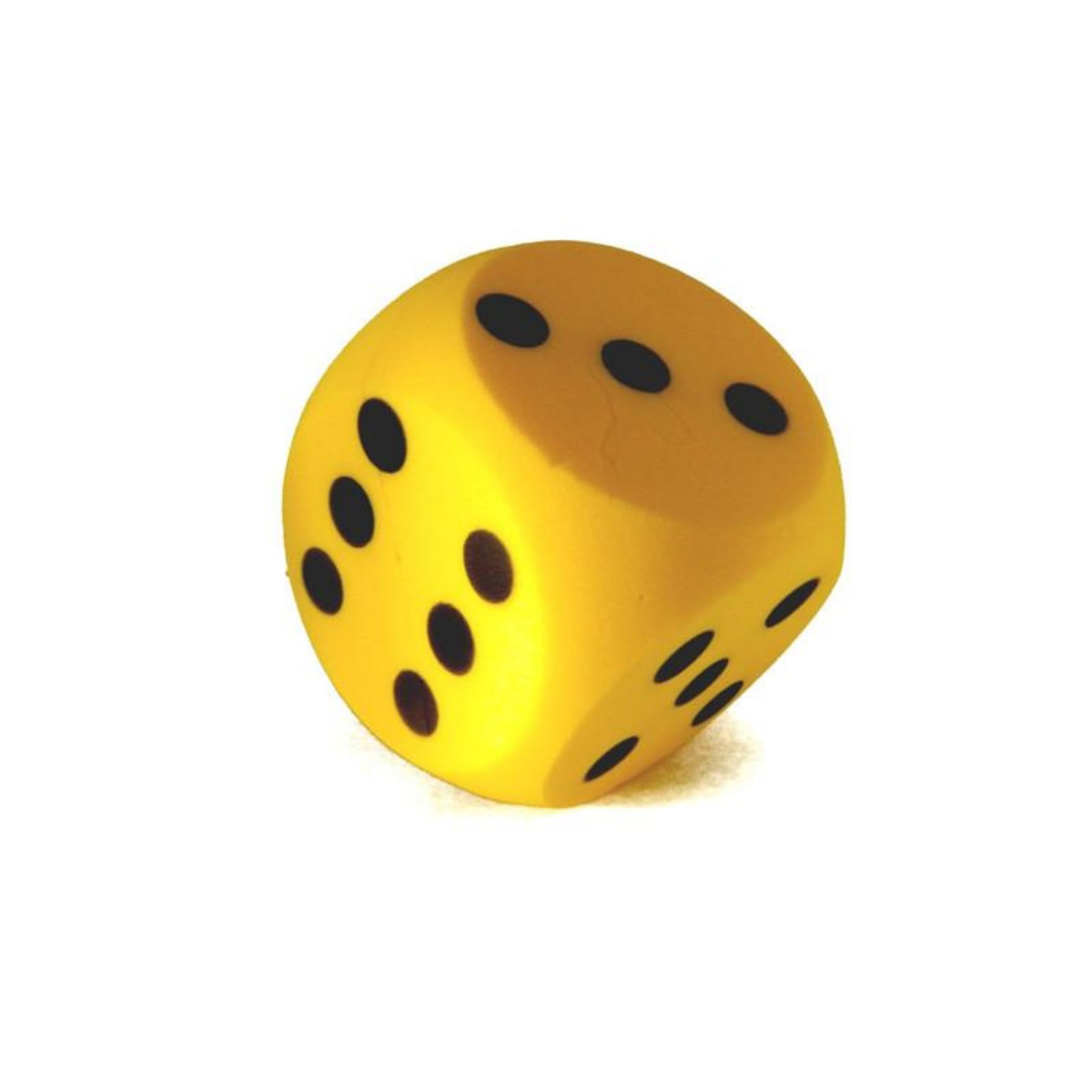 Hot Games HOT GAMES Dé geant en mousse jaune