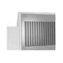 Voir la diapositive 5 : Beko Hotte visière 60cm 295m3/h blanc - HNS61212WH
