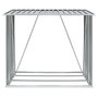 Voir la diapositive 3 : VIDAXL Abri de stockage de bois Acier galvanise 163x83x154 cm Gris