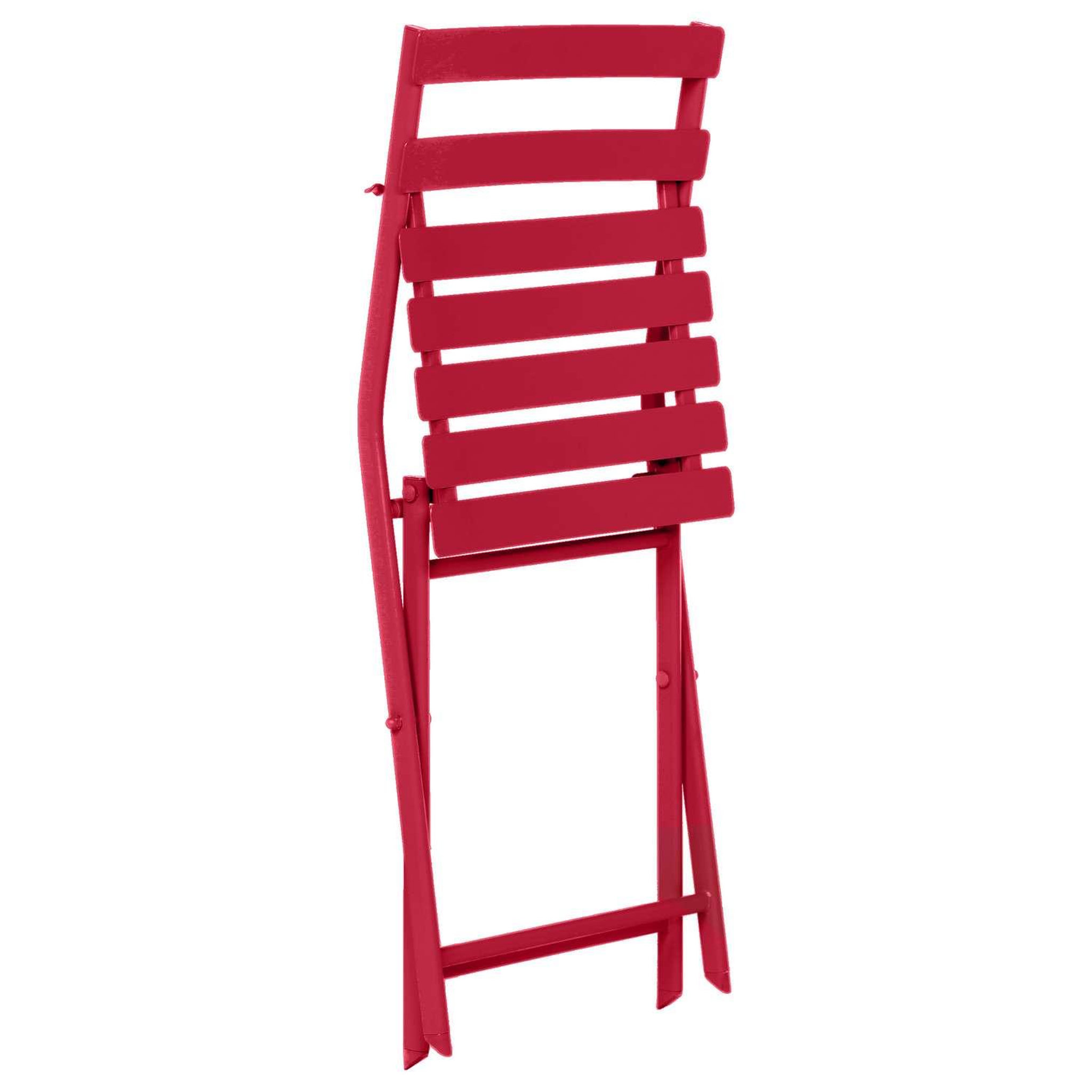 Voir la diapositive 3 : TOILINUX Lot de 2 chaises de jardin pliables en métal greensboro