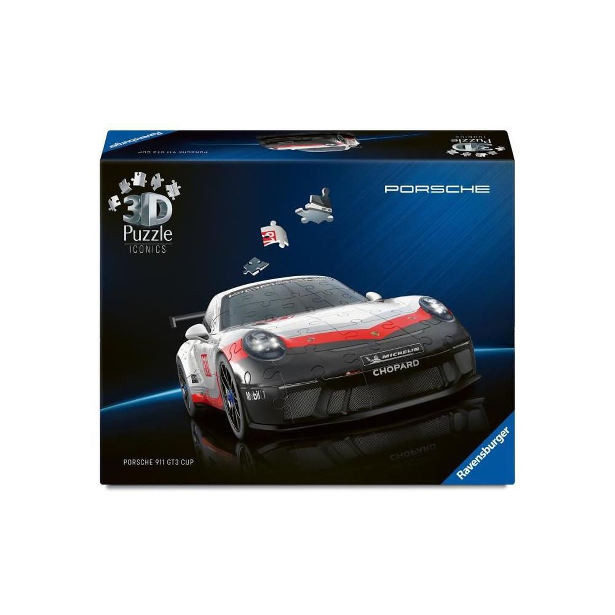 RAVENSBURGER Puzzle 3D - Porsche 911 GT3 Cup - Iconics