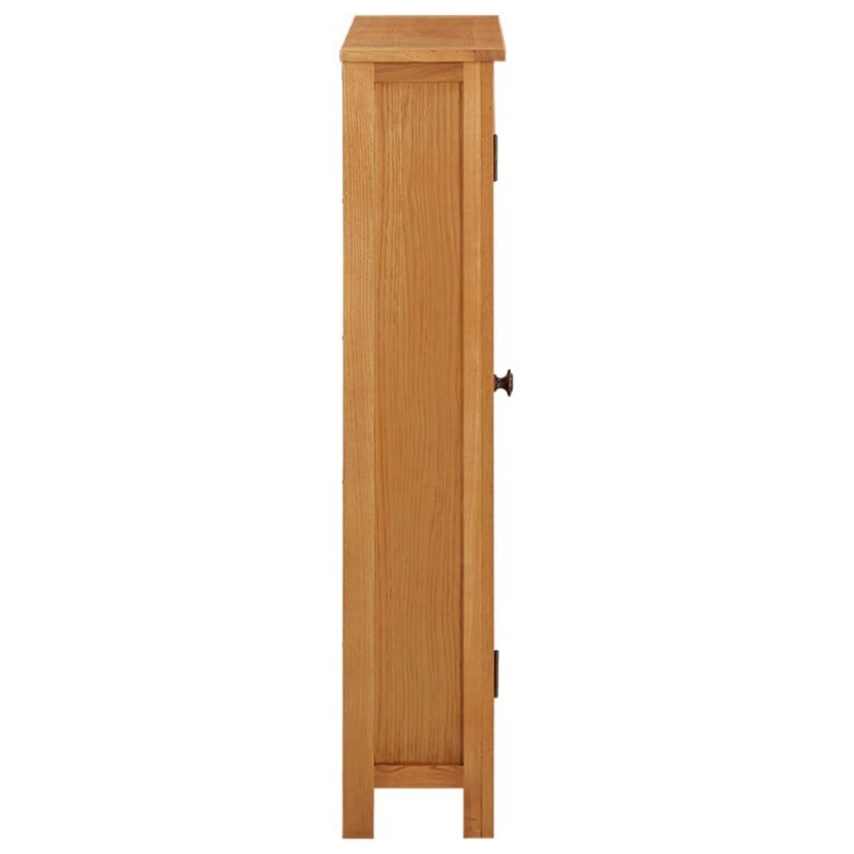VIDAXL Armoire de rangement 50x22x110 cm Bois de chene massif