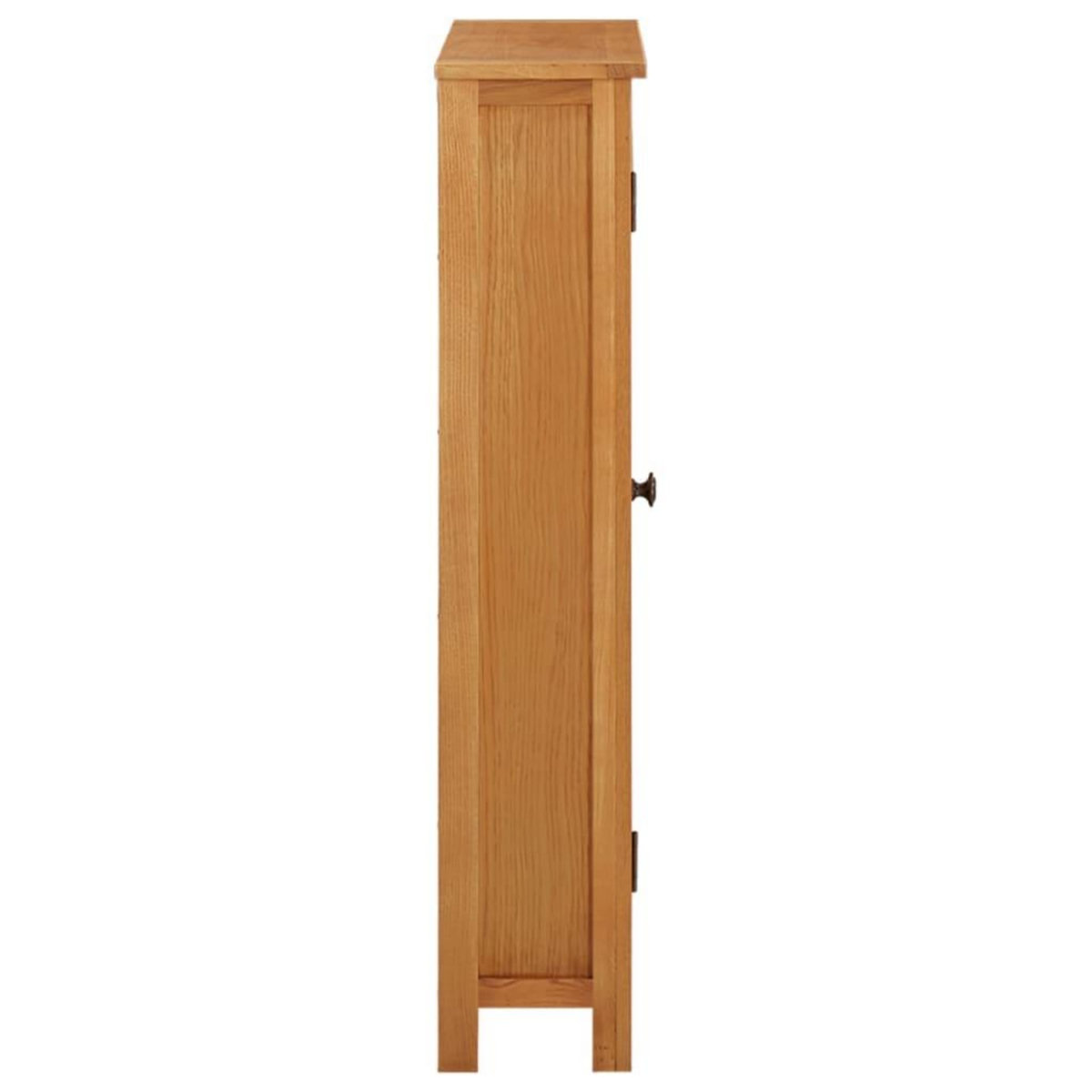 VIDAXL Armoire de rangement 50x22x110 cm Bois de chene massif