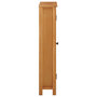 Voir la diapositive 4 : VIDAXL Armoire de rangement 50x22x110 cm Bois de chene massif