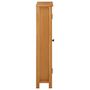 Voir la diapositive 4 : VIDAXL Armoire de rangement 50x22x110 cm Bois de chene massif