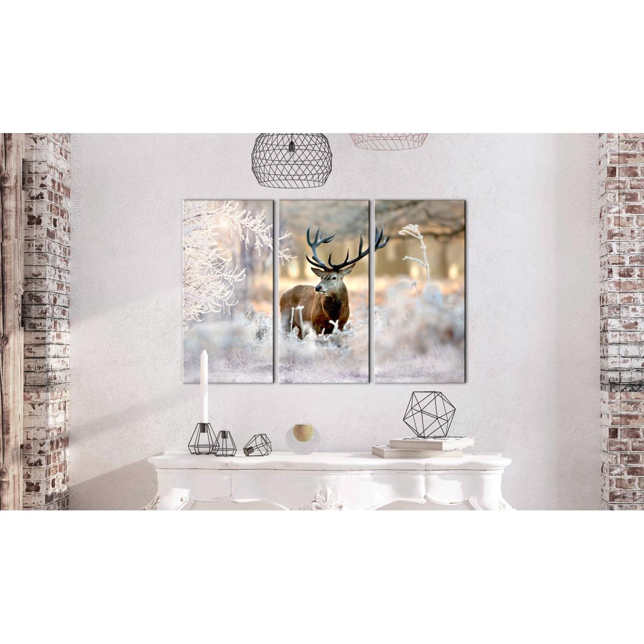Voir la diapositive 2 : Paris Prix Tableau imprimé  deer in the cold i