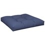 Voir la diapositive 5 : VIDAXL Coussins de palette lot de 2 bleu marine tissu