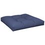 Voir la diapositive 5 : VIDAXL Coussins de palette lot de 2 bleu marine tissu