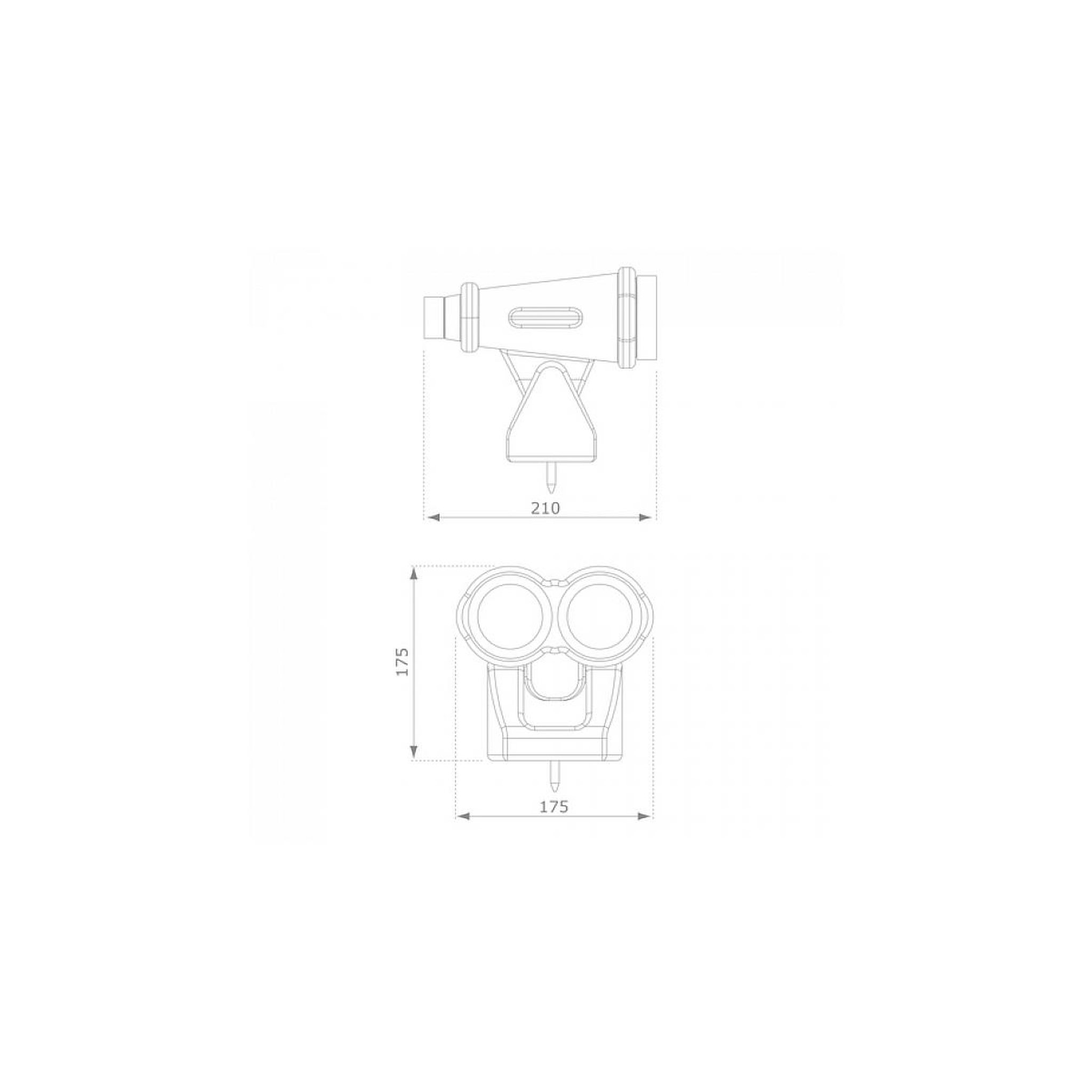 Voir la diapositive 2 : Axi House AXI Jumelles Vert foncé