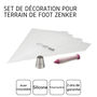 Voir la diapositive 4 : ZENKER Set de 2 poches à douilles et stylo de décoration Zenker Spécial Football